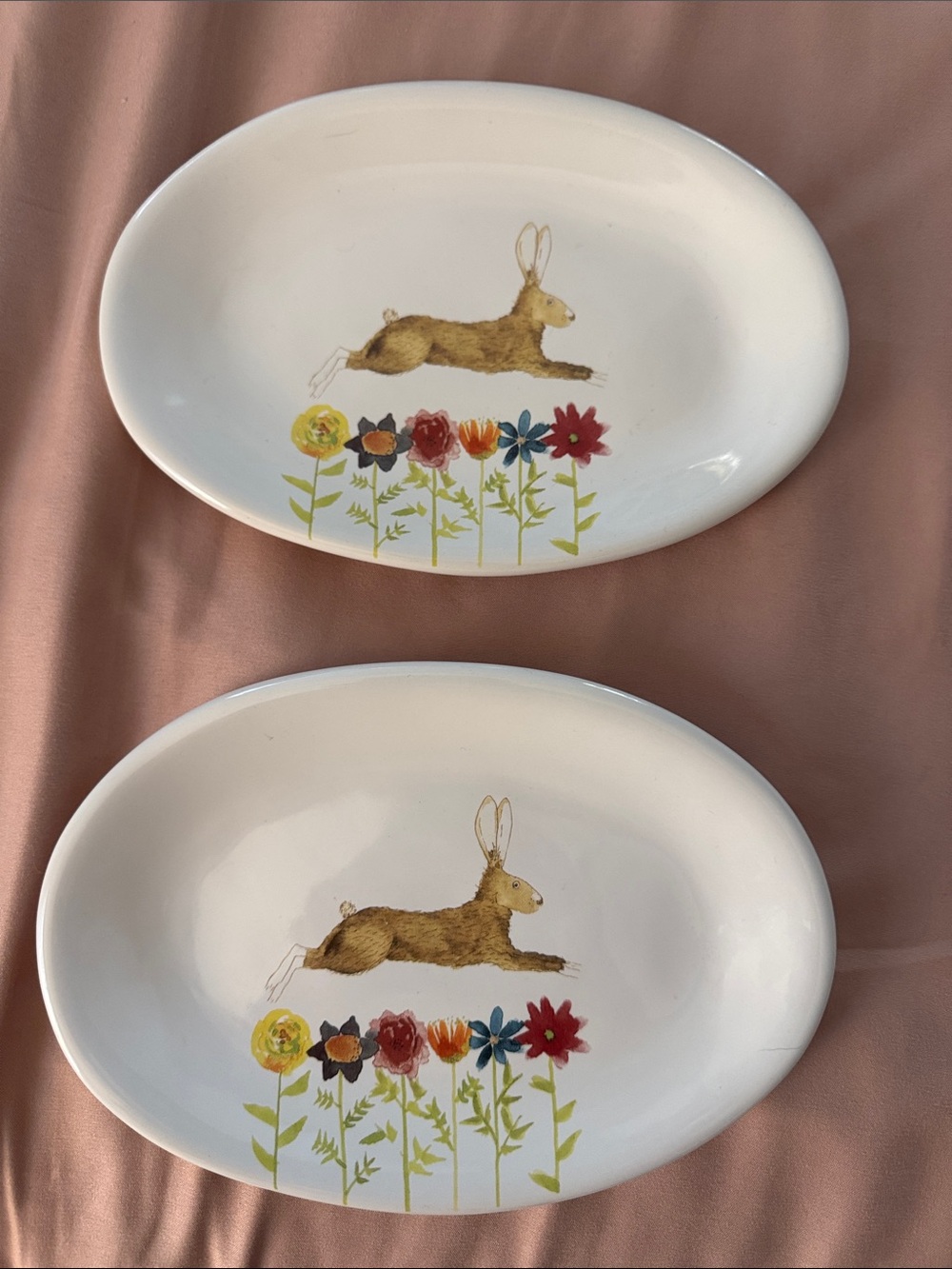 Rae Dunn White and Cream Artisan Collection Ceramic Dish